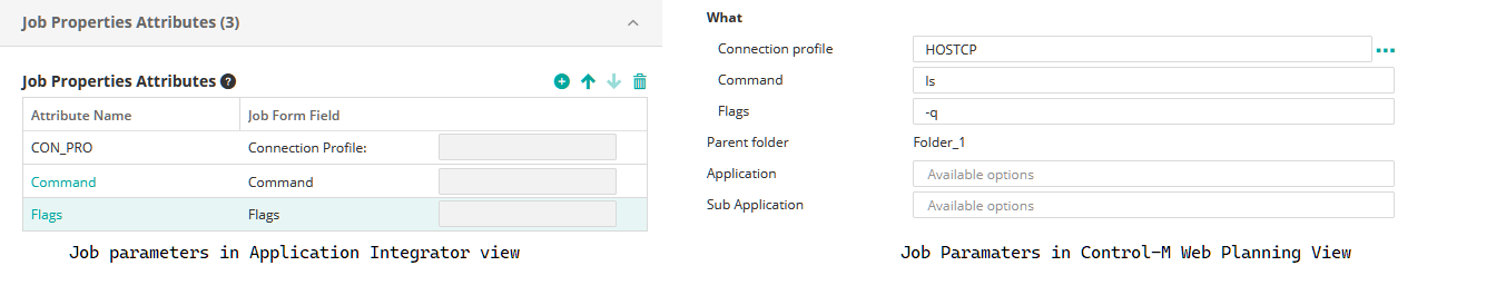 AI Job parameters